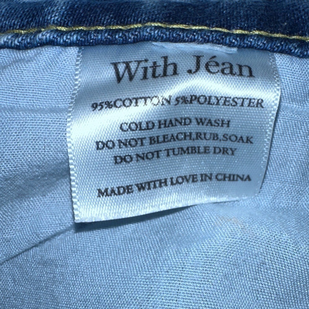 With Jean Women's Alex Jeans Light Wash Size XS - Picture 12 of 14